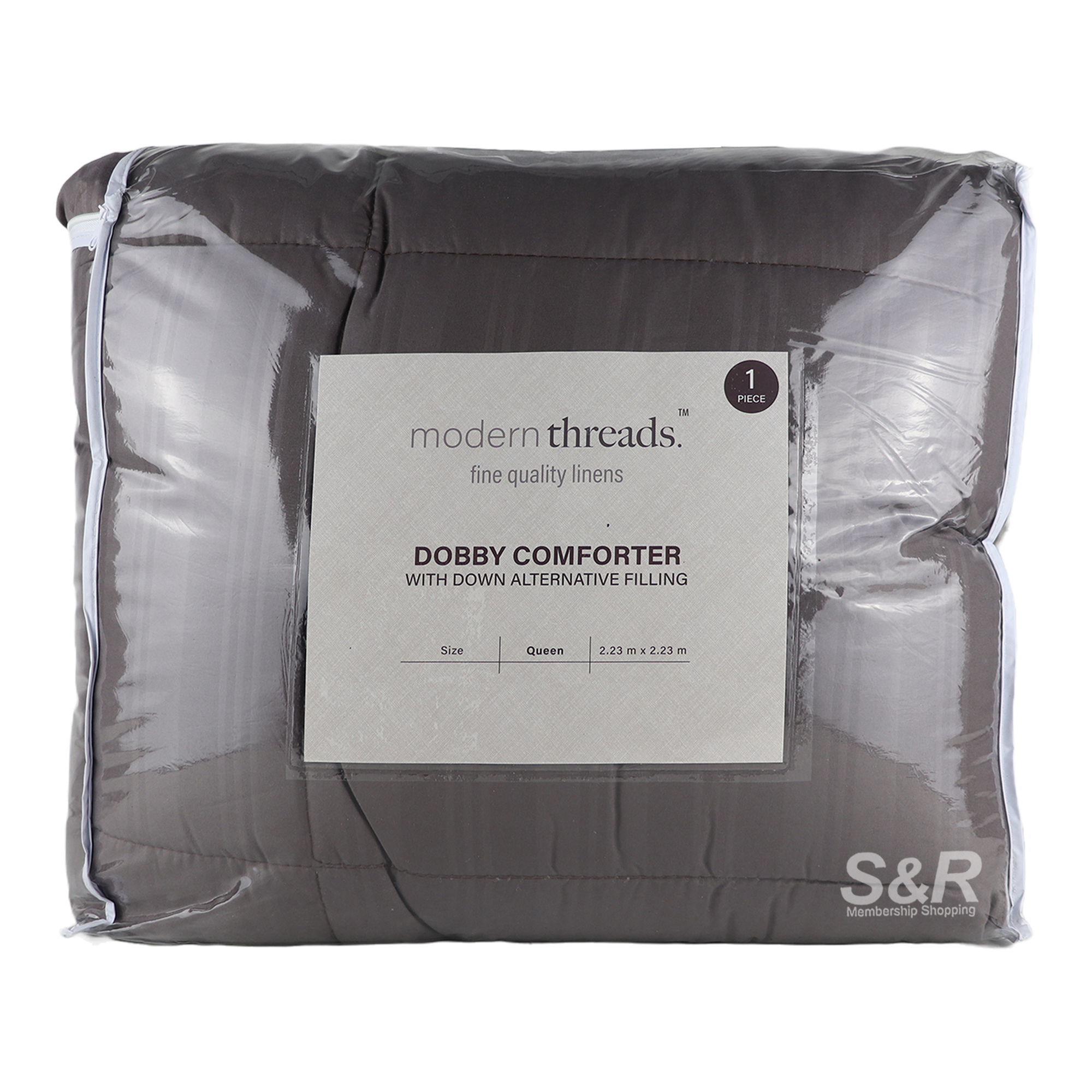 Modern Threads Taupe Dobby Comforter Queen 1pc Modern Threads Taupe Dobby Comforter Queen 1pc
